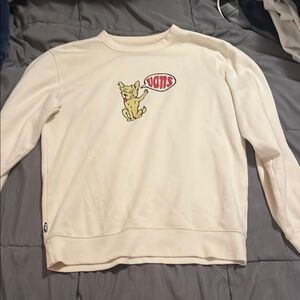 Vans Cream Sweatshirt with Graphic